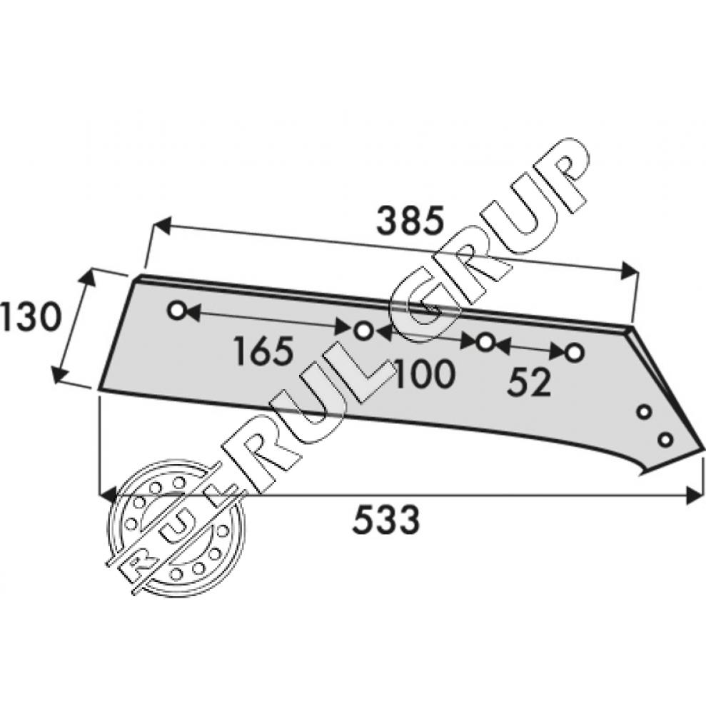 BRAZDAR STANGA CASE 1867678