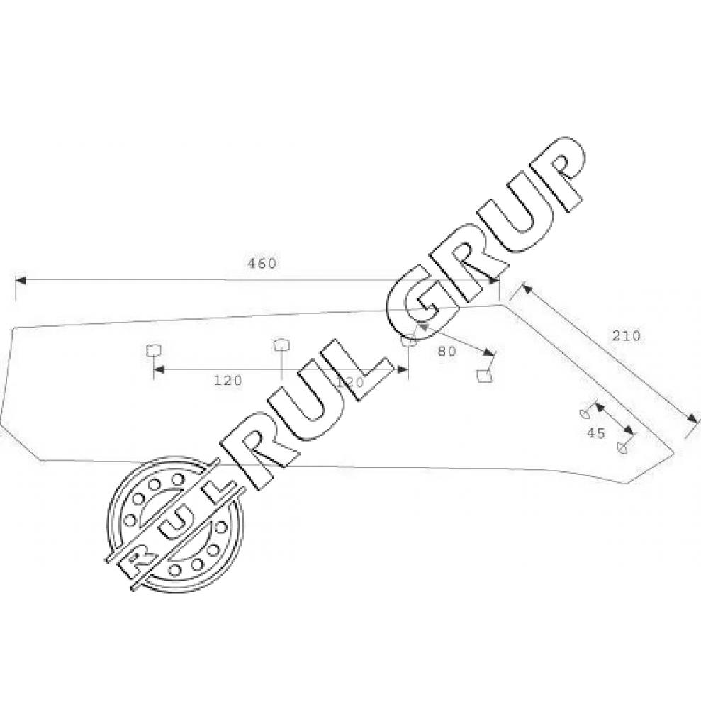 BRAZDAR DREAPTA ssp350ws 27512201