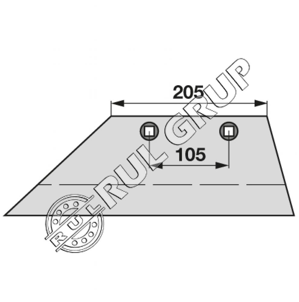BRAZDAR STANGA 3351957