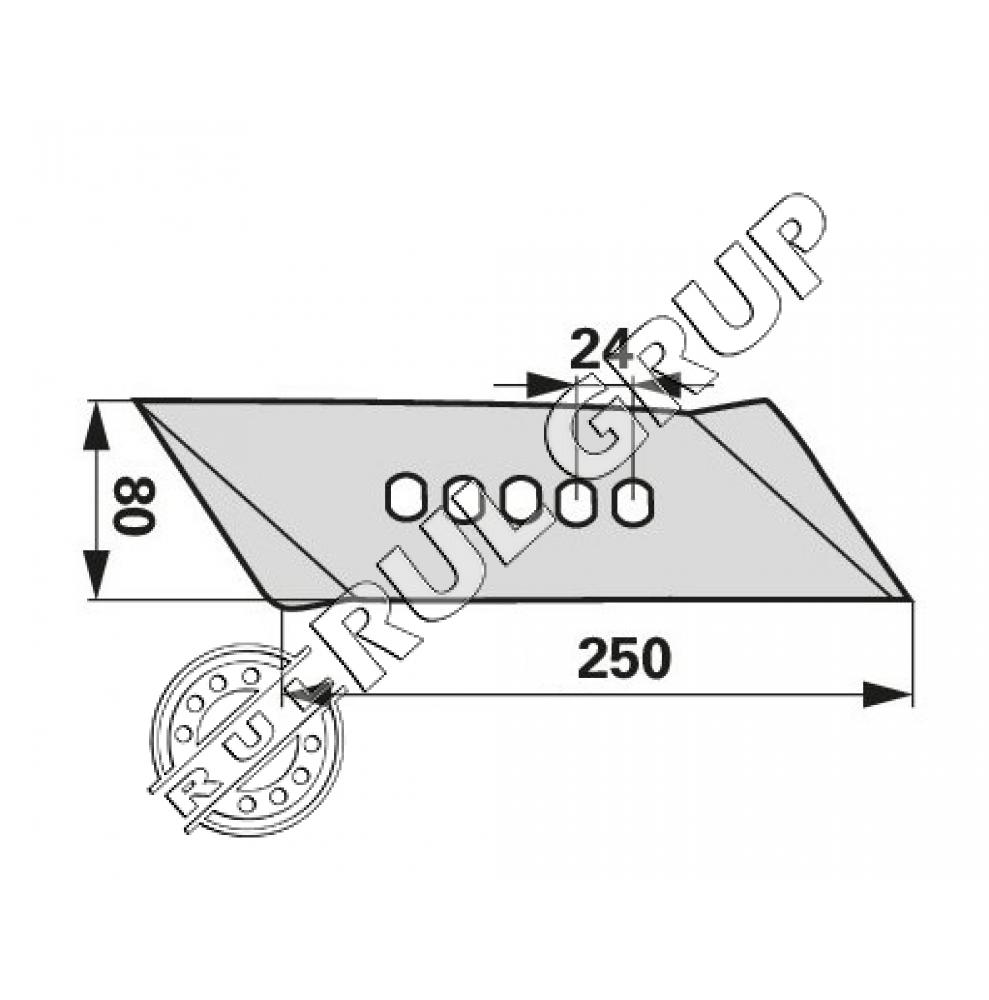 VARF BRAZDAR STANGA POTTINGER 930.77.127.0