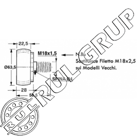 ROLA PISTON 58.104 GL 