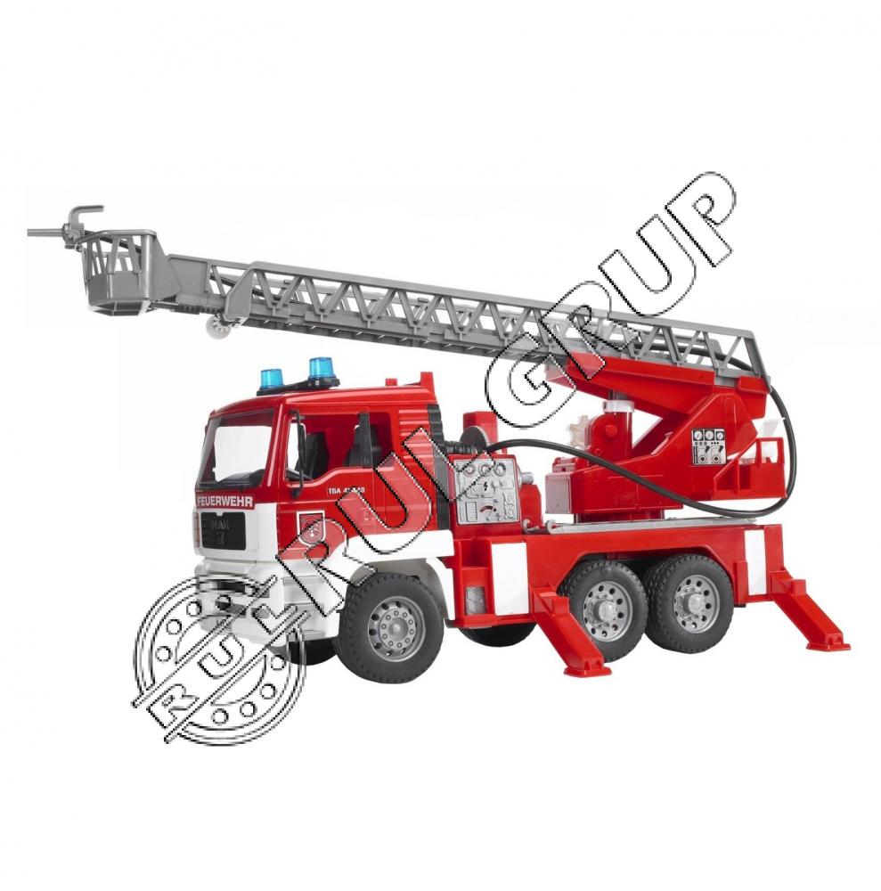 JUCARIE BRUDER CAMION SCANIA AUTOSPECIALA POMPIERI