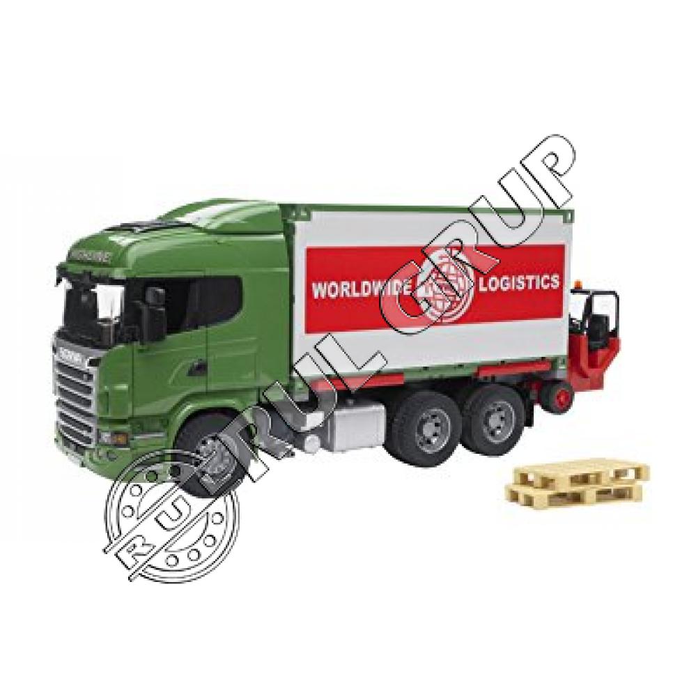 JUCARIE BRUDER CAMION SCANIA CONTAINER 03580B 
