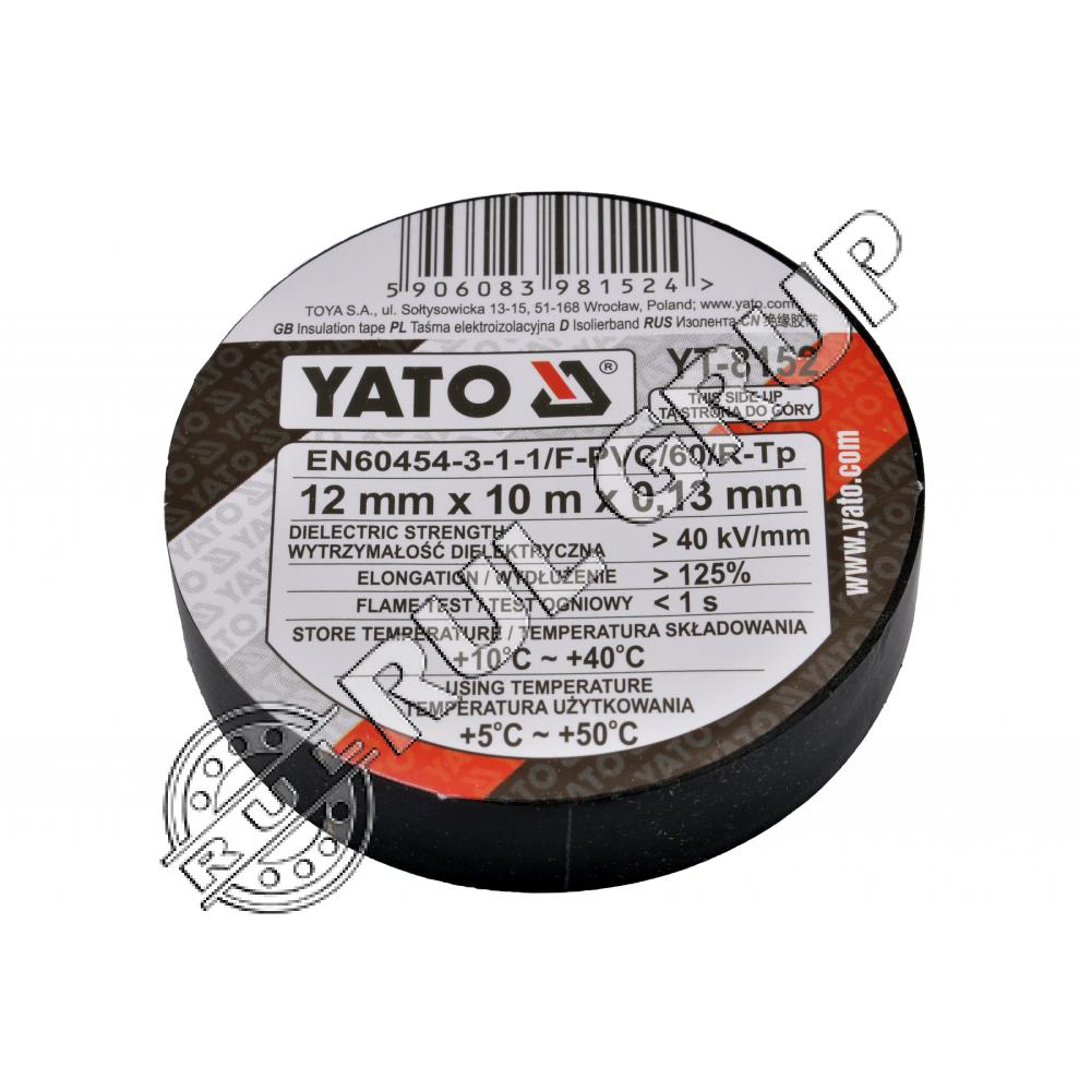 BANDA IZOLATOARE PVC 12MMX10MX0.13MM YT-8152 YATO