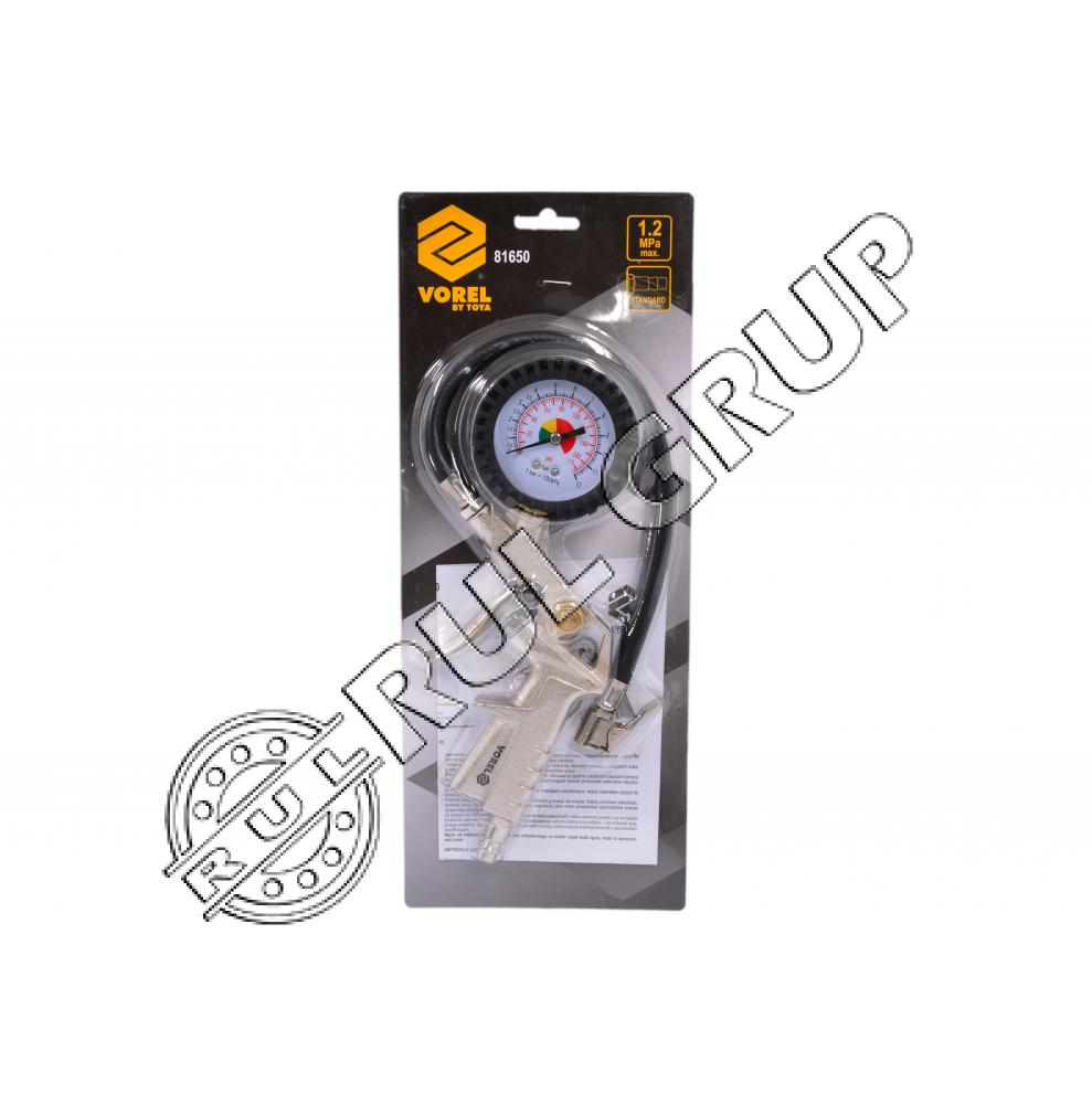 81650 PISTOL AER PNEURI CU MANOMETRU 0-1