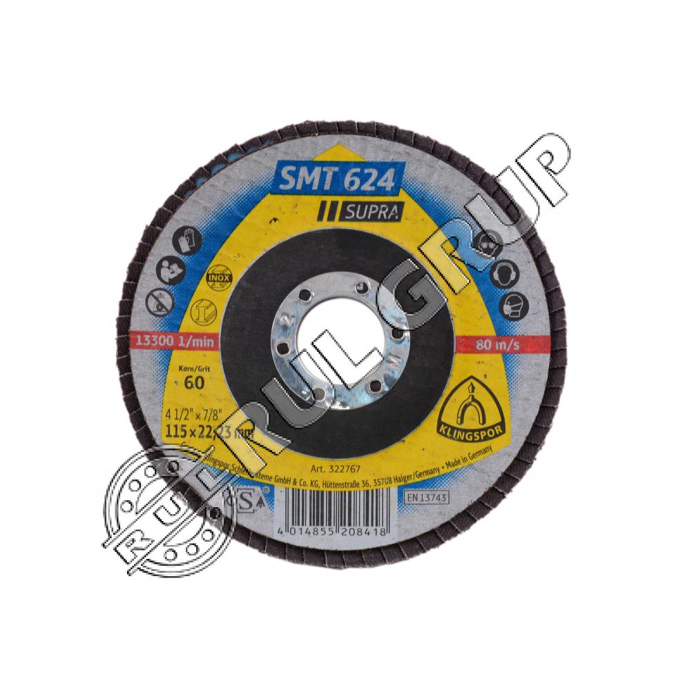 DISC LAMELAR SMT624 115X22MM P60 KLINGSPOR 