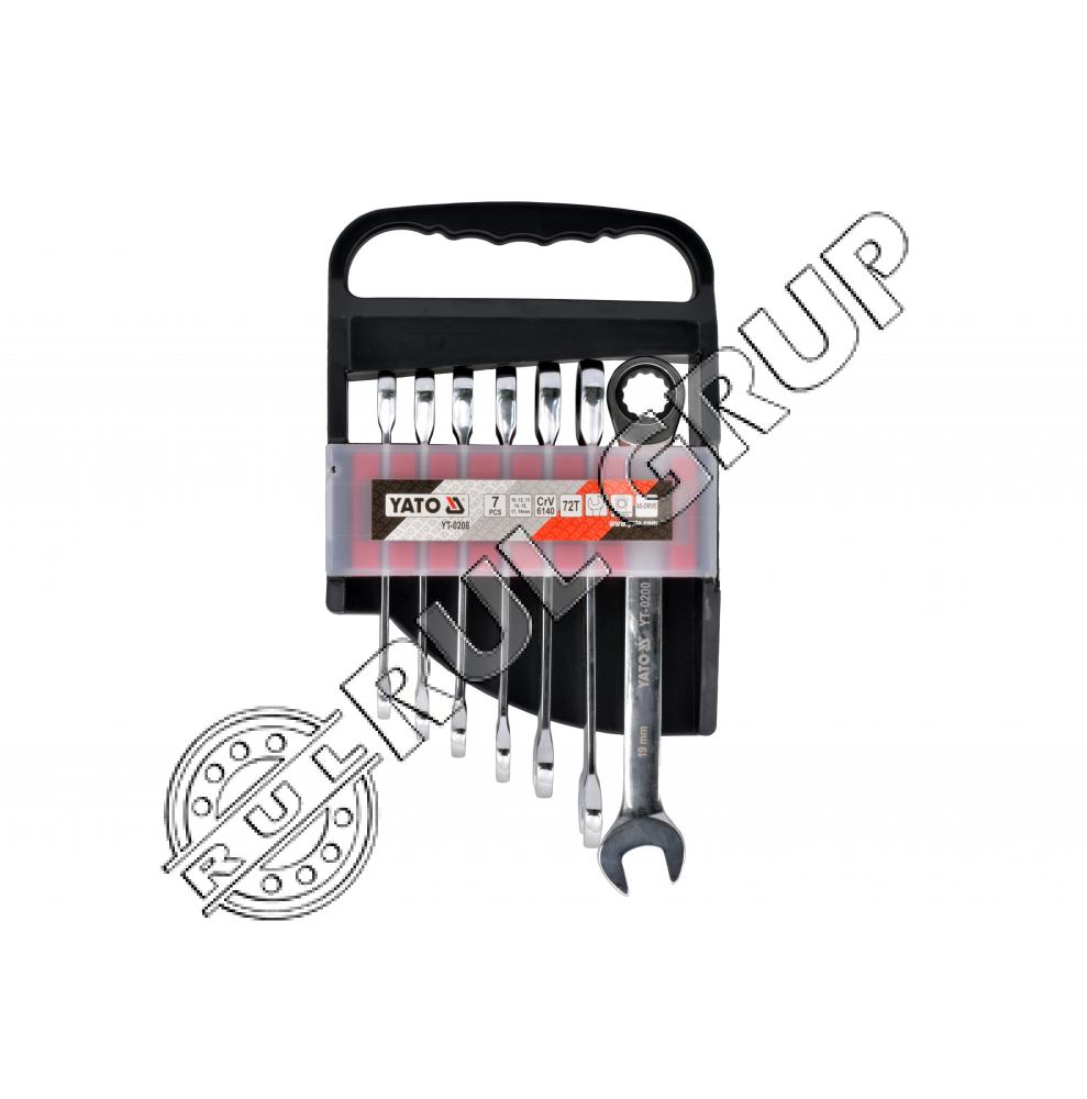 YT0208 SET CHEI COMB. CU CLICHET 10-19MM 7BUC