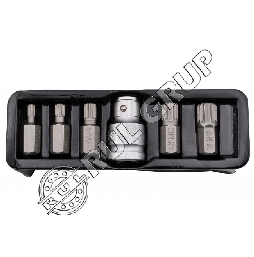 YT0414 SET BITI SPLINE (STEA) 6 PIESE