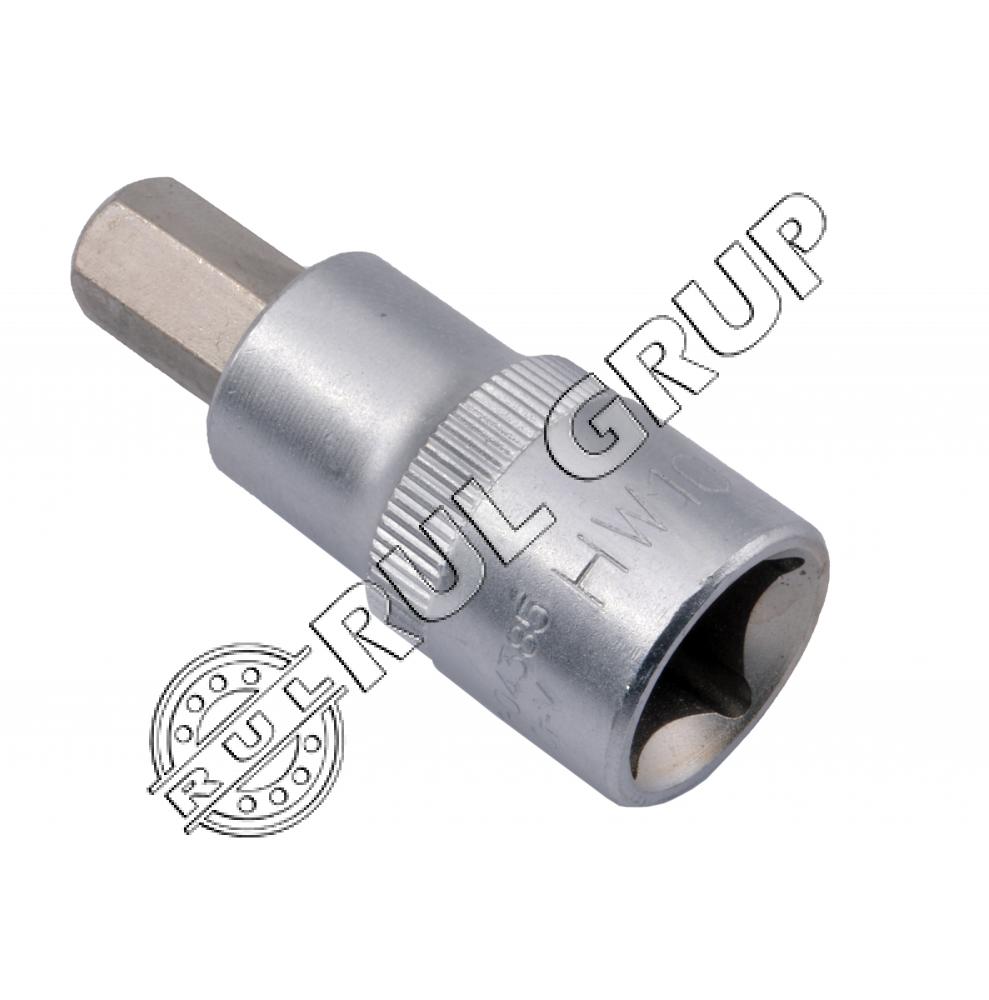YT04385 BIT HEX10 + ADAPTOR 1/2 55MM