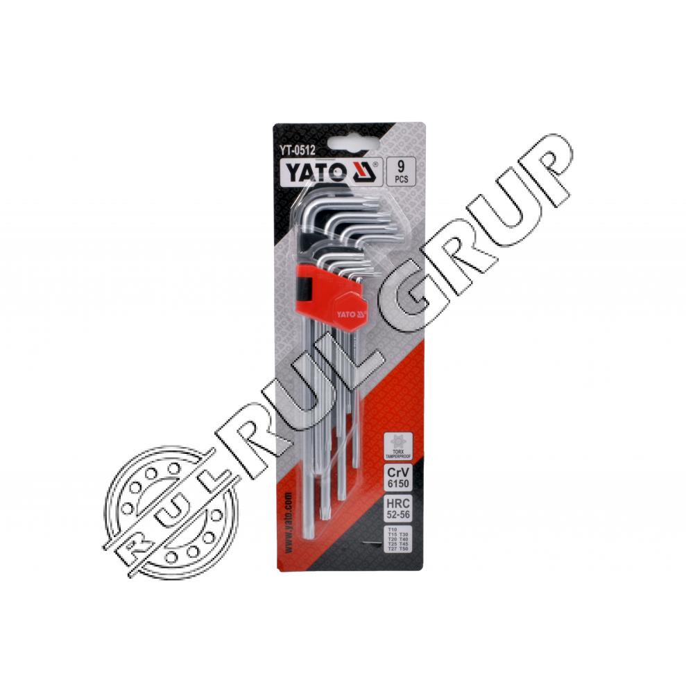 YT0512 SET CHEI TORX 9 BUC CRV T10-T50
