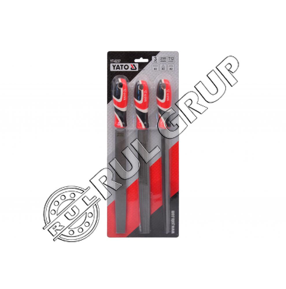 YT6237 SET 3 PILE METAL 250MM