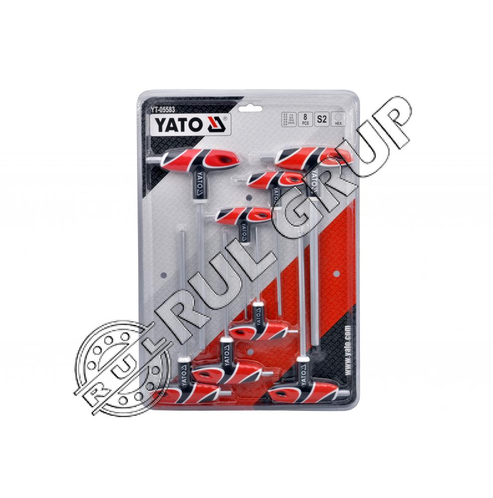 YT05583 SET IMBUS MANER TIP T 8 PCS