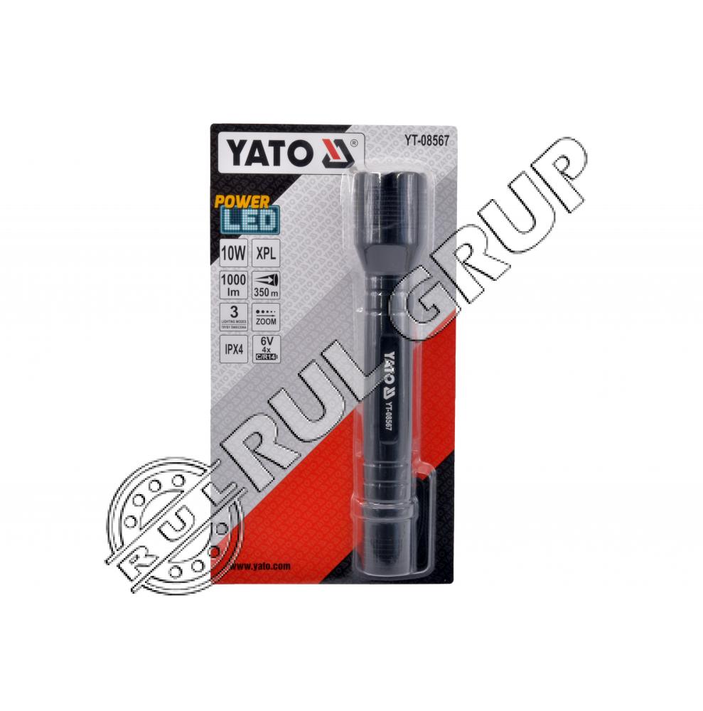 YT08567 LANTERNA 10W 1000 LM, XPL,ZOOM