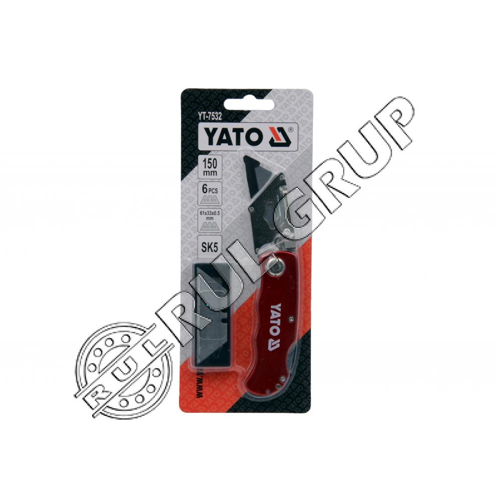 YT7532 CUTTER PLIABIL 5 LAME REZERVA 61X33X0,5MM