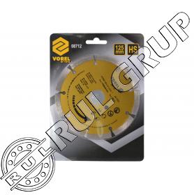 DISC DIAMANTAT CU SEGMENTE 125MM 08712 VOREL