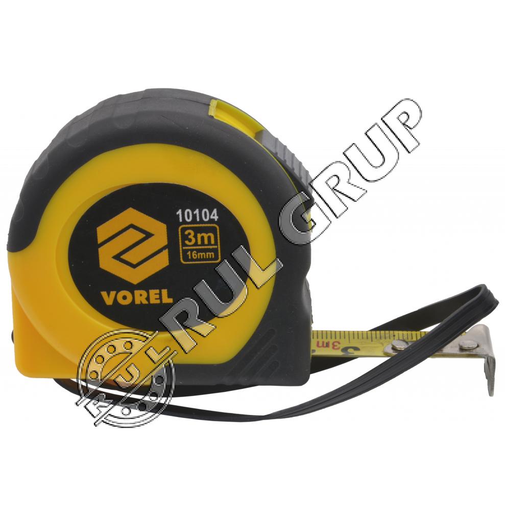 10104 RULETA 3 M x 16 MM, GALBEN - NEGRU