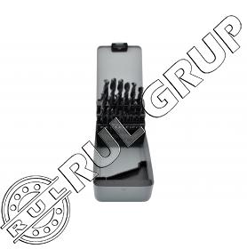 22250 SET BURGHIE PT METAL - HSS 1-13 MM, 25 BUC