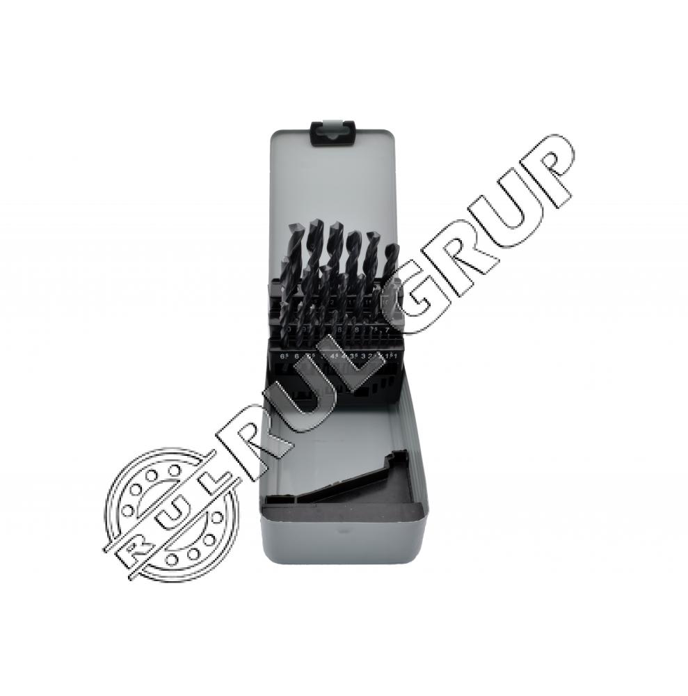 22250 SET BURGHIE PT METAL - HSS 1-13 MM, 25 BUC