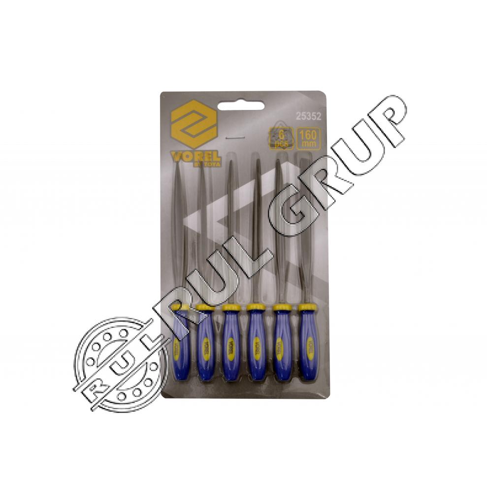 25352 SET 6 PILE PENTRU METAL 160MM