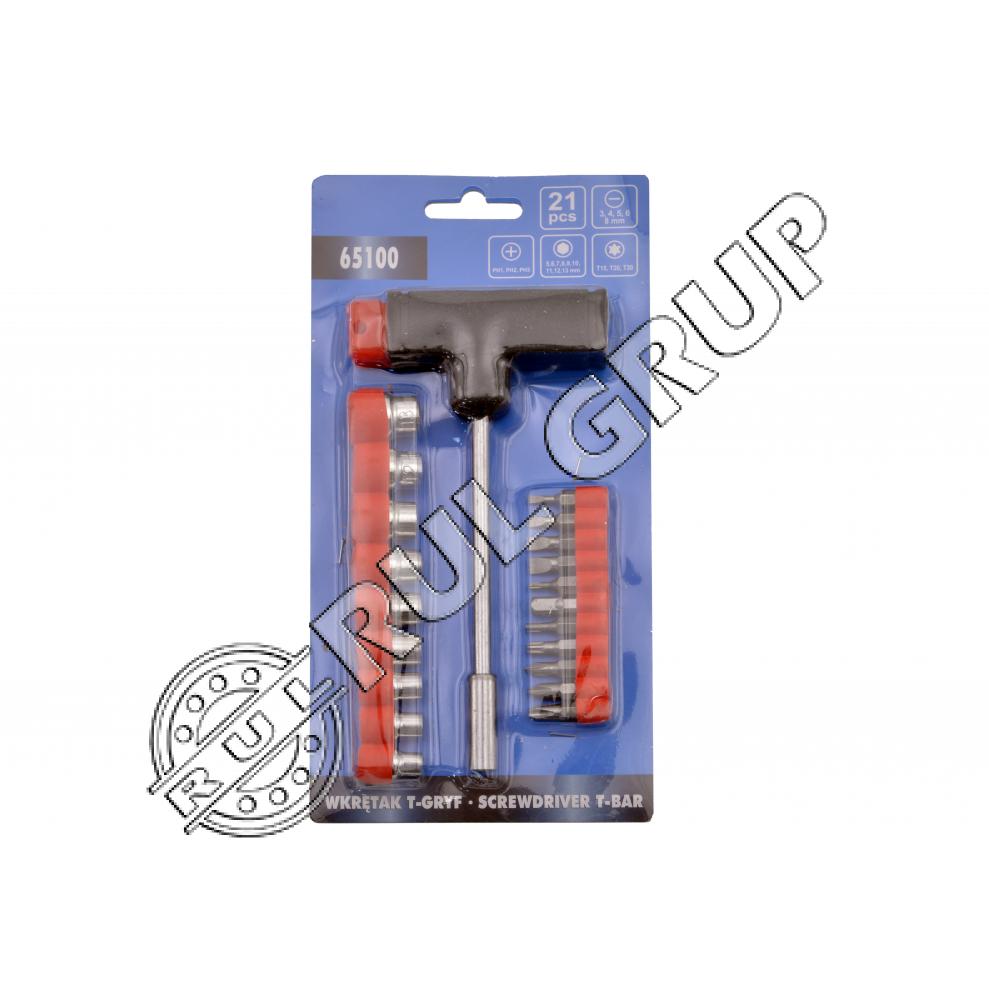 65100 SET SURUBELNITA TIP \T - 20 PIESE