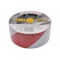 BANDA ADEZIVA DE AVERTIZARE ALB/ROSU 48MMX33M 75230 VOREL