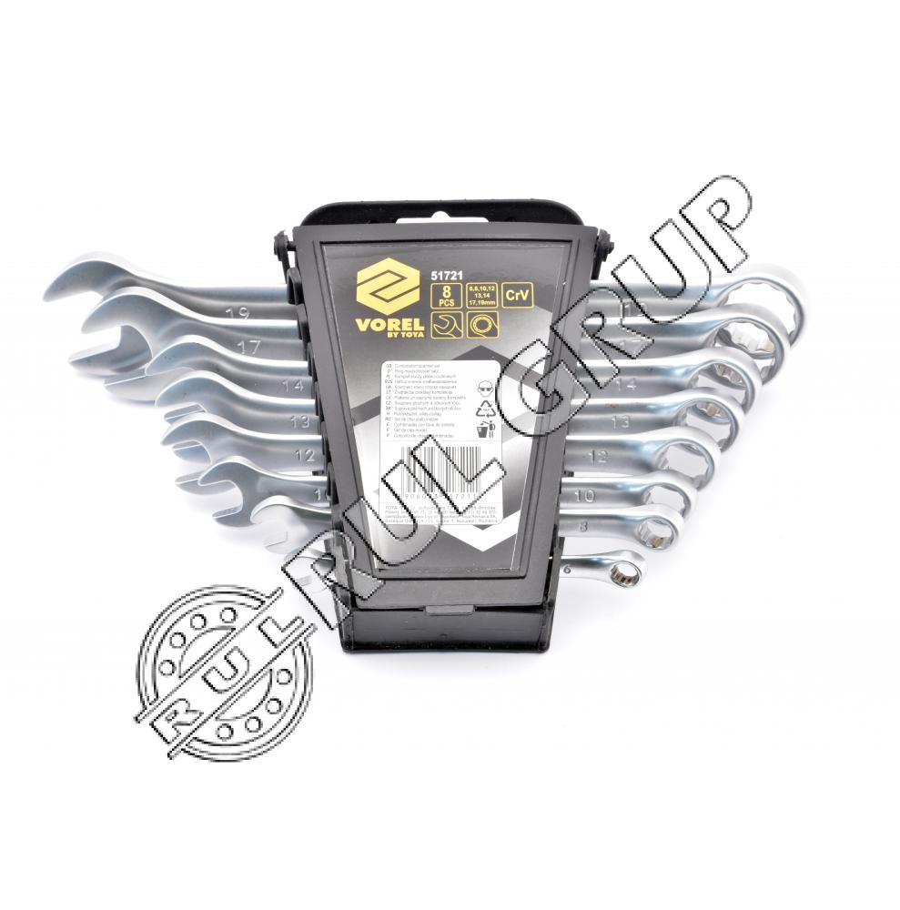 51721 SET CHEI COMBINATE 8 BUC 6-19MM