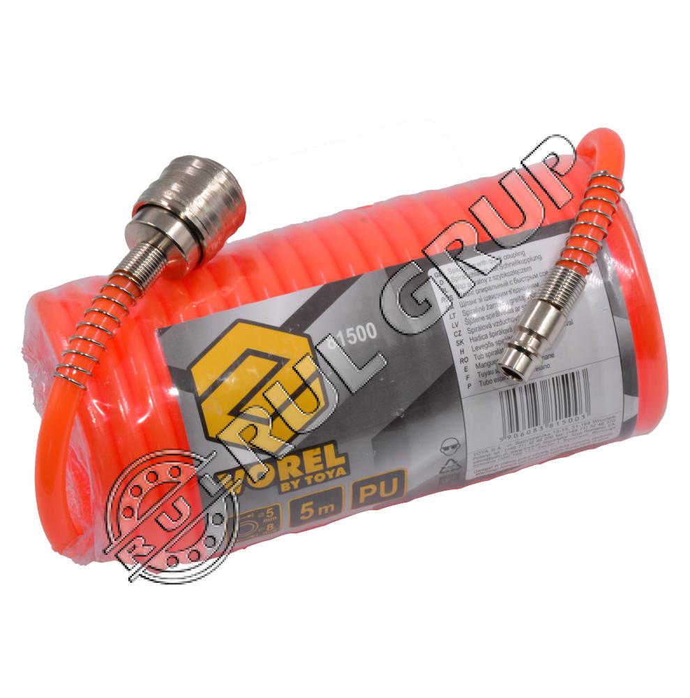 TUB SPIRALAT POLIURETAN 5X8 5M 81500 VOREL