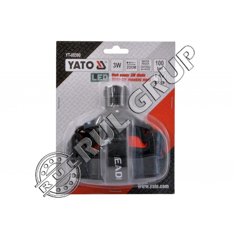 YT08590 LANTERNA PENTRU CAP 3W