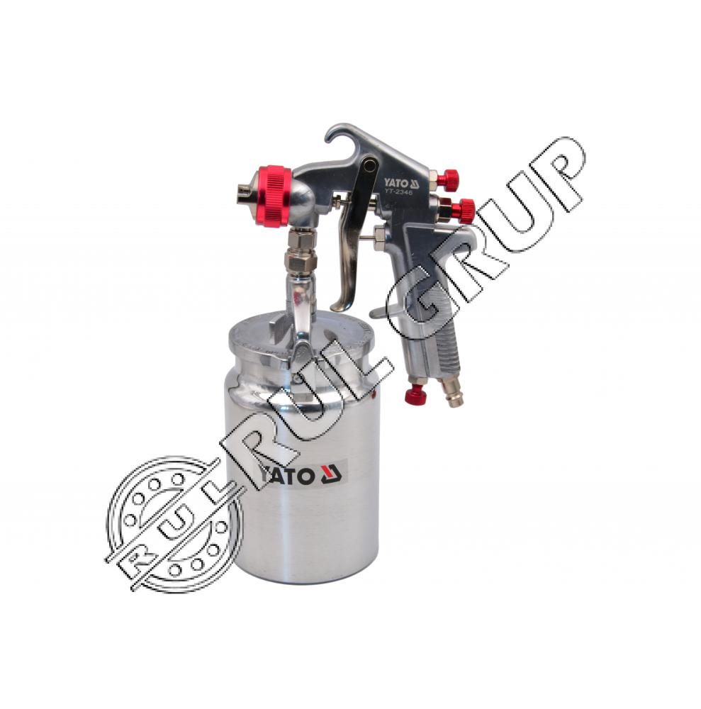 YT2346 PISTOL DE VOPSIT CU REZERVOR METALIC 1L