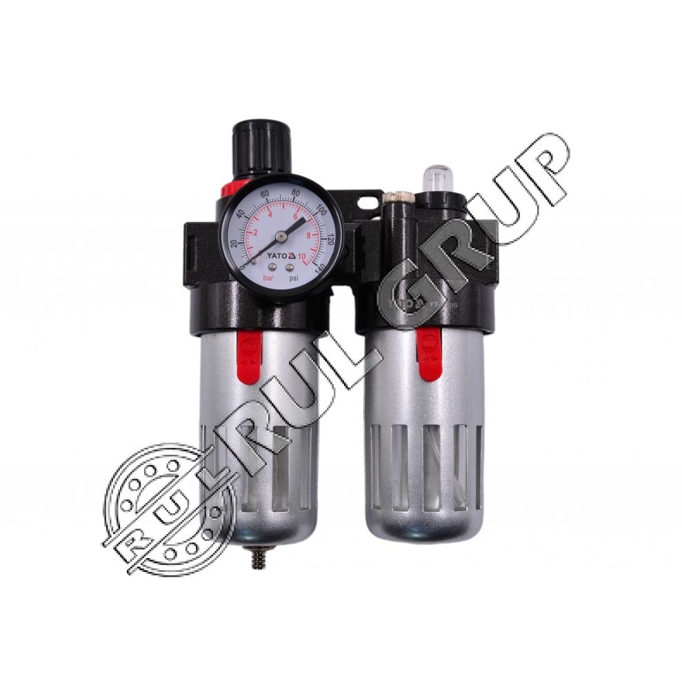 FILTRU CU REDUCTOR INSTALATIE AER SI REZERVOR ULEI 60CM3 YT-2385 YATO