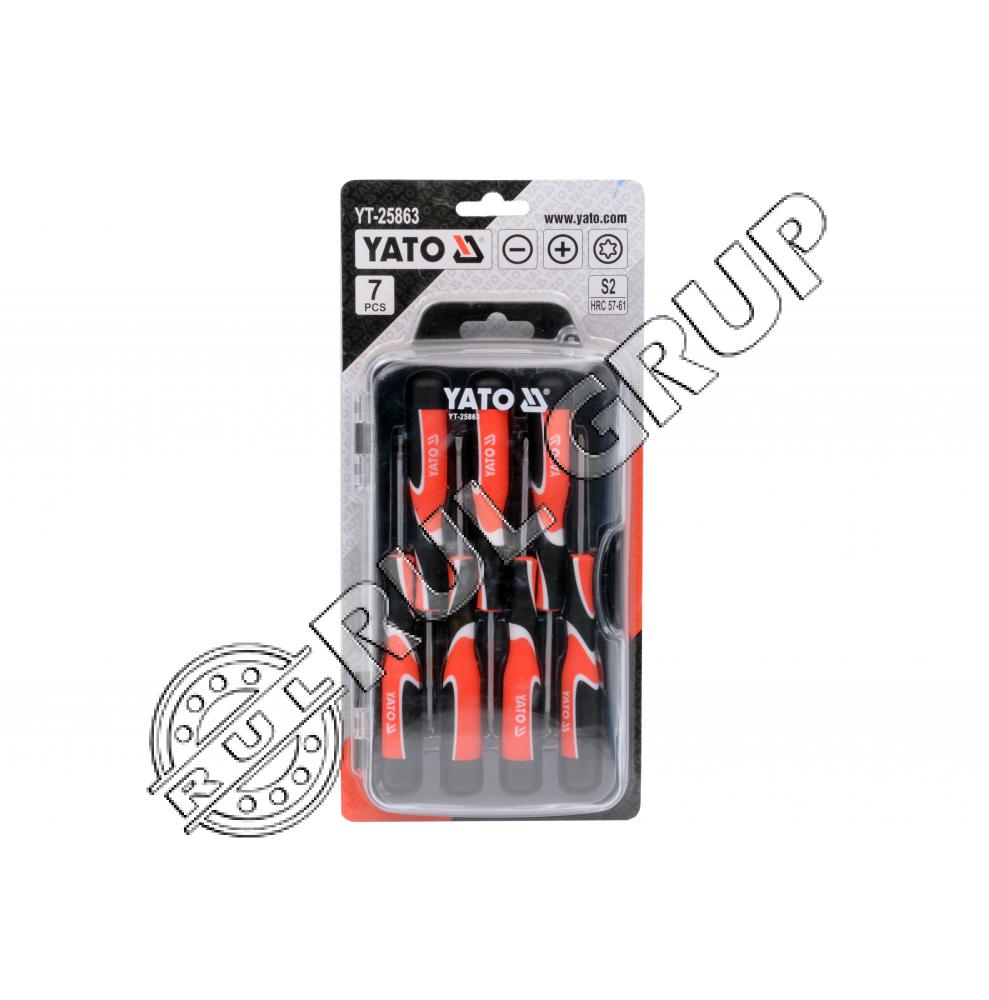 YT25863 SET SURUBELNITE PRECIZIE, 7 PCS