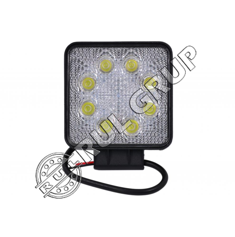 LAMPA 8 LED ROTUND 10-60V 24W UNGHI RAD 60 BK69003