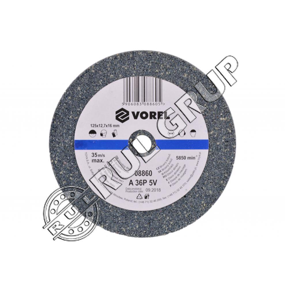 DISC ABRAZIV PT POLIZOR DE BANC125X12X15 08860 VOREL