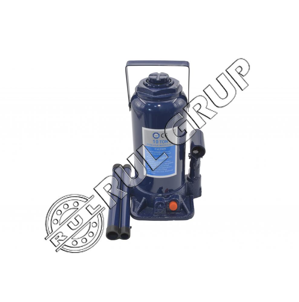 CRIC HIDRAULIC 10 TONE PISTON DUBLU 245MM BRECKNER