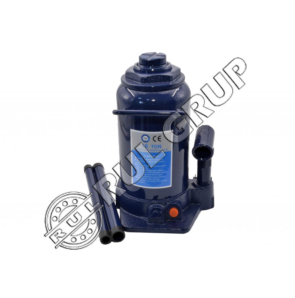 CRIC HIDRAULIC 16 TONE PISTON DUBLU 264MM BRECKNER