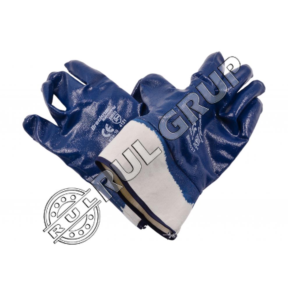 MANUSI DE PROTECTIE CAUCIUCATE ALBASTRE MARIMEA 10 BK90027