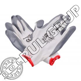 MANUSI PROTECTIE BUMBAC ALB-GRI MARIMEA 10 BK90014