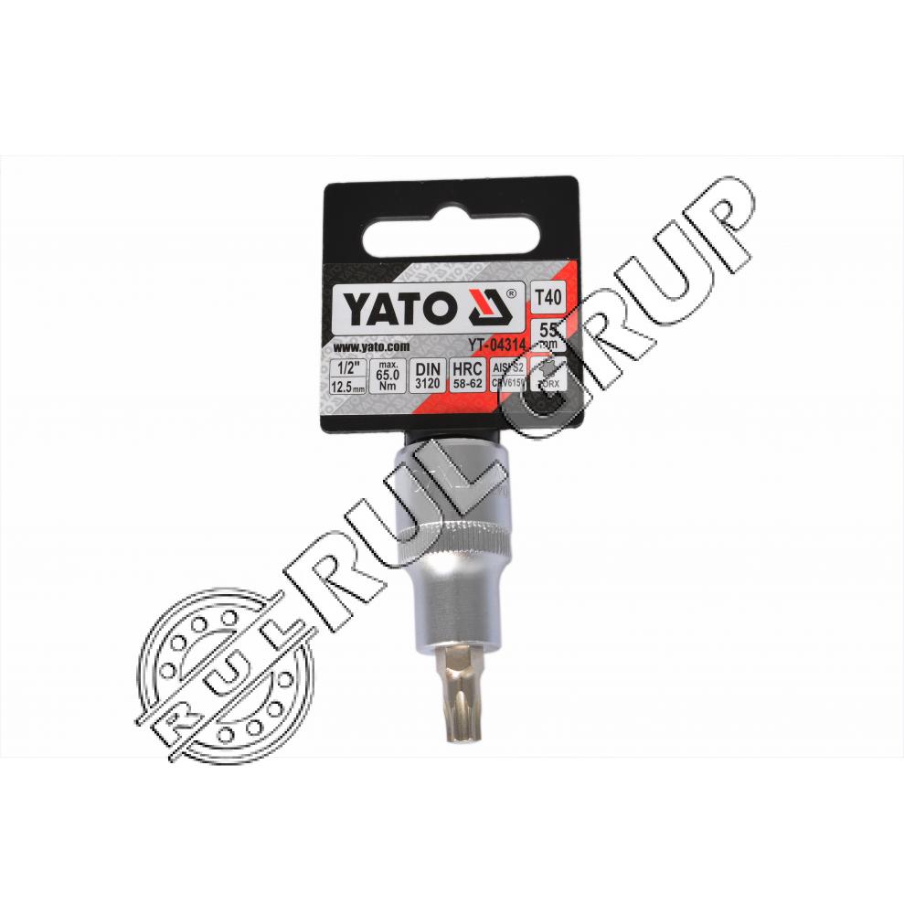 YT04314 BIT TORX T40 + ADAPTOR 1/2 55MM