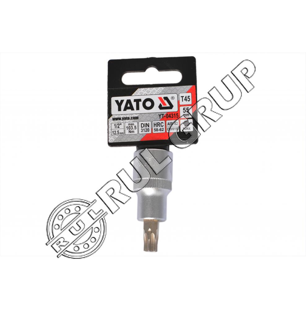 YT04315 BIT TORX T45 + ADAPTOR 1/2 55MM